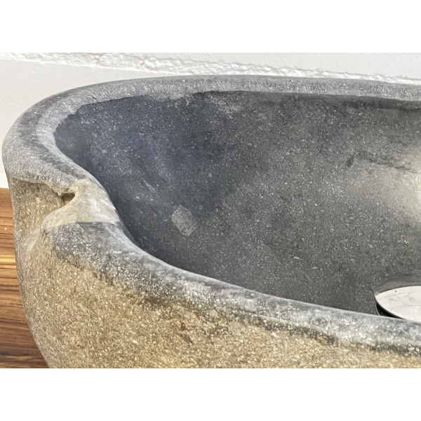 Flussstein Waschbecken A837 / 50x32