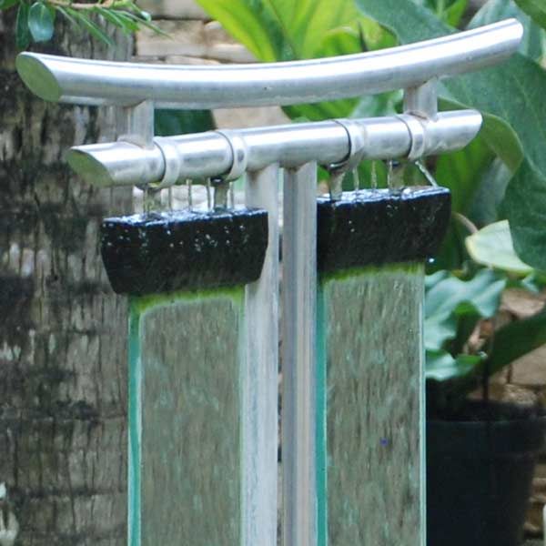 Wasserwand Doppelglas